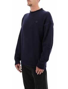 Tmavomodrý vlněný svetr - KENZO