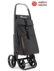 Rolser Clec Termo Eco 8 Plus, nákupní taška na kolečkách, Carbon - černá