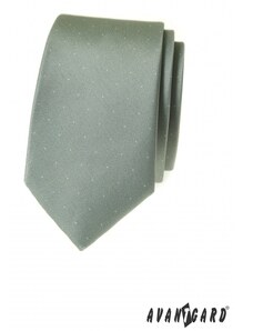 Eukalyptově zelená slim kravata Avantgard 571-1996