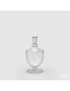 EDG Skleněná váza Monofiore čirá, 20x10 cm