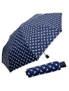 Doppler Mini Fiber KITTY CAT - dámský skládací odlehčený deštník modrá
