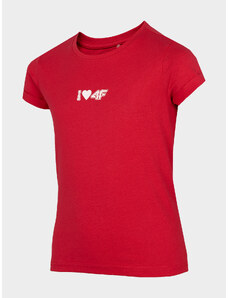 4F Dětské tričko HJZ22-JTSD005 RED