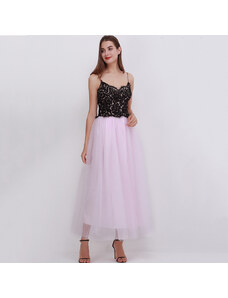 ADELO Tutu sukně dámská maxi - světle růžová