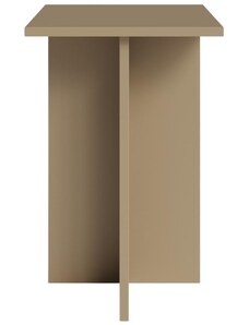 Hnědý vysoký odkládací stolek MOJO MINIMAL 39,5 x 39,5 cm