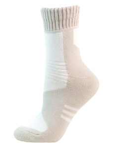 VFstyle Froté ponožky HIGH bílo-šedé Velikost: 35 - 37, Balení: 1 ks