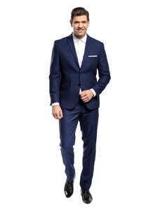 Loram Oblek jednobarevný na dva knoflíky tmavě modrý
