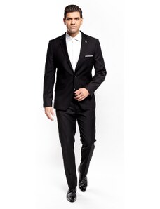 Loram Oblek jednobarevný na jeden knoflík černý