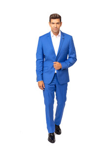 Loram Oblek jednobarevný na jeden knoflík světle modrý