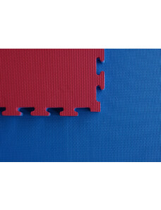 2Msport.cz Tatami puzzle 1x1m 3cm červeno-modré