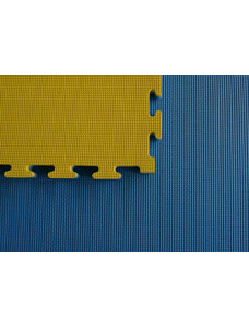 2Msport.cz Tatami puzzle 1x1m 3cm žluto-modré