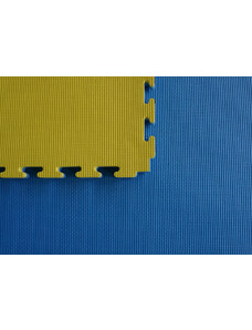 2Msport.cz Tatami puzzle 1x1m 2cm žluto-modré