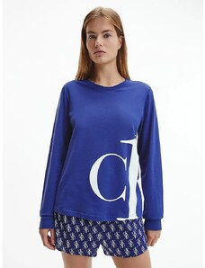 Calvin Klein Monogram tričko na spaní - QS6573E - C8Q - Tmavě modrá