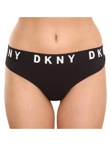 Dámská tanga DKNY černá (DK4529 Y3T)