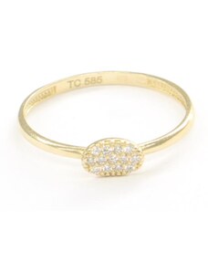 Zlatý prsten MG AU 585/1000 0,9 g CA101001Y-55
