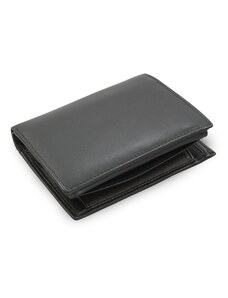 Arwel Černá kožená peněženka POLICIE