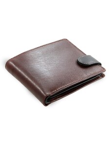 Arwel Hnědo-černá pánská kožená peněženka