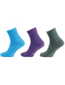 Protiskluzové hebké chlupaté ponožky "peříčka" NOVIA