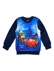 CARS mikina fleece TMAVĚ MODRÁ