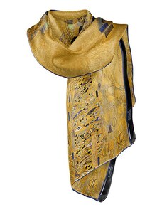 PLUMERIA Hedvábná šála Adele Bloch, Gustav Klimt