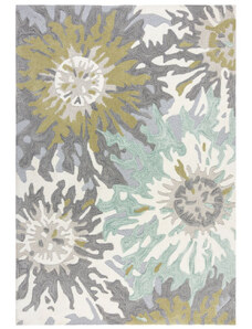 Flair Rugs koberce Kusový koberec Zest Soft Floral Green - 120x170 cm