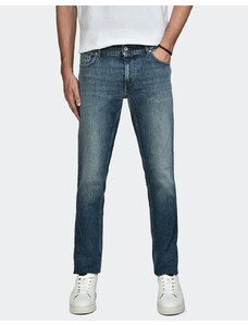 TRUSSARDI 52J000001T005950D007 5 POCKET 370 CLOSE SLIM TAPERED DENIM FR KALHOTY PÁNSKÉ