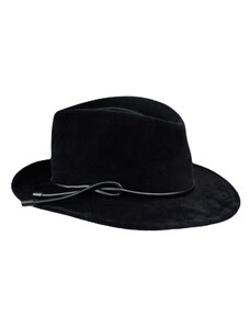 Mayser Dámský luxusní černý klobouk z králičí plsti - velur - Pita