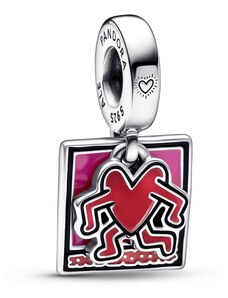 Keith Haring x Pandora přívěsek Chodící srdce