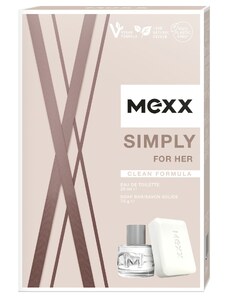 Mexx Simply For Her - EDT 20 ml + mýdlo 75 g