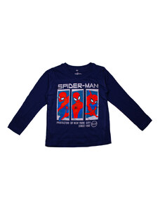 SPIDER-MAN tričko s dlouhým rukávem MODRÉ