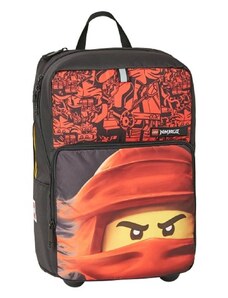 LEGO Batoh a taška s kolečky 2v1 Ninjago Red