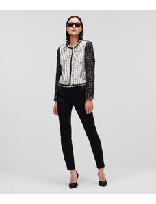 BUNDA KARL LAGERFELD BI-COLOUR BOUCLE JACKET