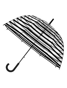 Falconetti Dámský holový průhledný deštník PROUŽKY