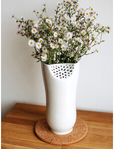 Porcelánová váza - White Flower