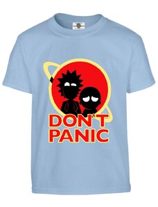Clearprint Tričko Rick And Morty | Don't Panic