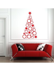 WALLVINIL Samolepky na zeď - Vánoční strom modern