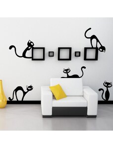 WALLVINIL Samolepky na zeď - Nezbedné kočky