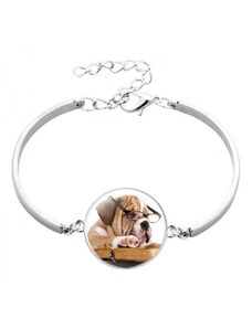 Fashion Jewelry Náramek na ruku s motivem psa s brýlemi