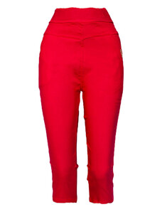Clasic Fashion Červené dámské šortky