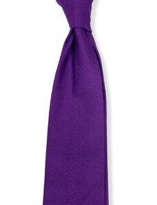 Kolem Krku Fialová bavlněná kravata Premium