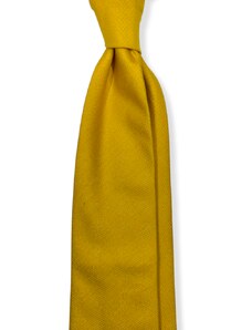 Kolem Krku Okrová bavlněná kravata Premium