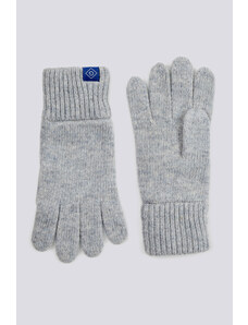 RUKAVICE GANT D2. RIB KNIT GLOVES šedá None