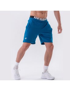 NEBBIA - Fitness šortky pánské 319 (blue)