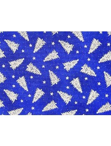 Mirtex Plátno HCP120 (211860-1) - Stříbrný strom modrý