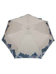 Parasol Skládací deštník střední Vrcholy hor, šedá