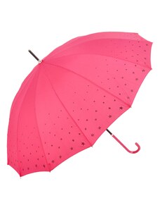 REAL STAR Velký holový deštník s hvězdičkami Pink, růžová