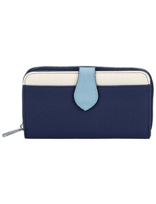 MaxFly Kombinovaná dámská koženková peněženka Simonee, tmavě modrá