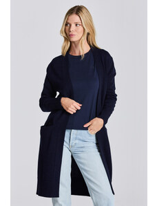 SVETR GANT D2. LONG WOOL CARDIGAN modrá XS