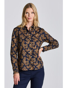 KOŠILE GANT D2. REG PAISLEY COTTON VOILE SHIRT modrá 34