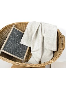 Snový svět Lněný ručník - přírodní melír