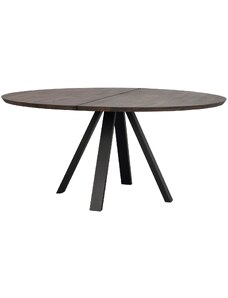 Hnědý dubový jídelní stůl ROWICO CARRADALE II. 150 cm